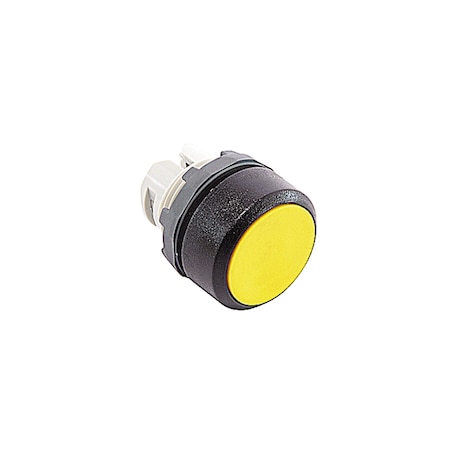 Abb 22MM MODULAR - PUSHBUTTONS, MOM, FLUSH, YELLOW MP1-10Y